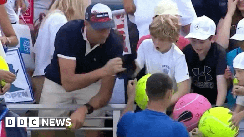 CEO who snatched boy's hat at US Open says he made 'huge mistake'