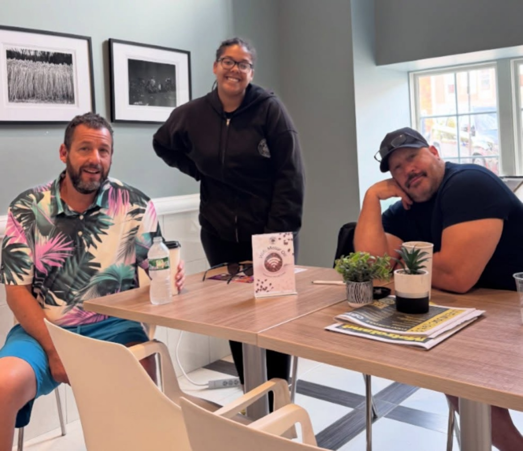 Adam Sandler, Kevin James stop by Albany coffee shop after show