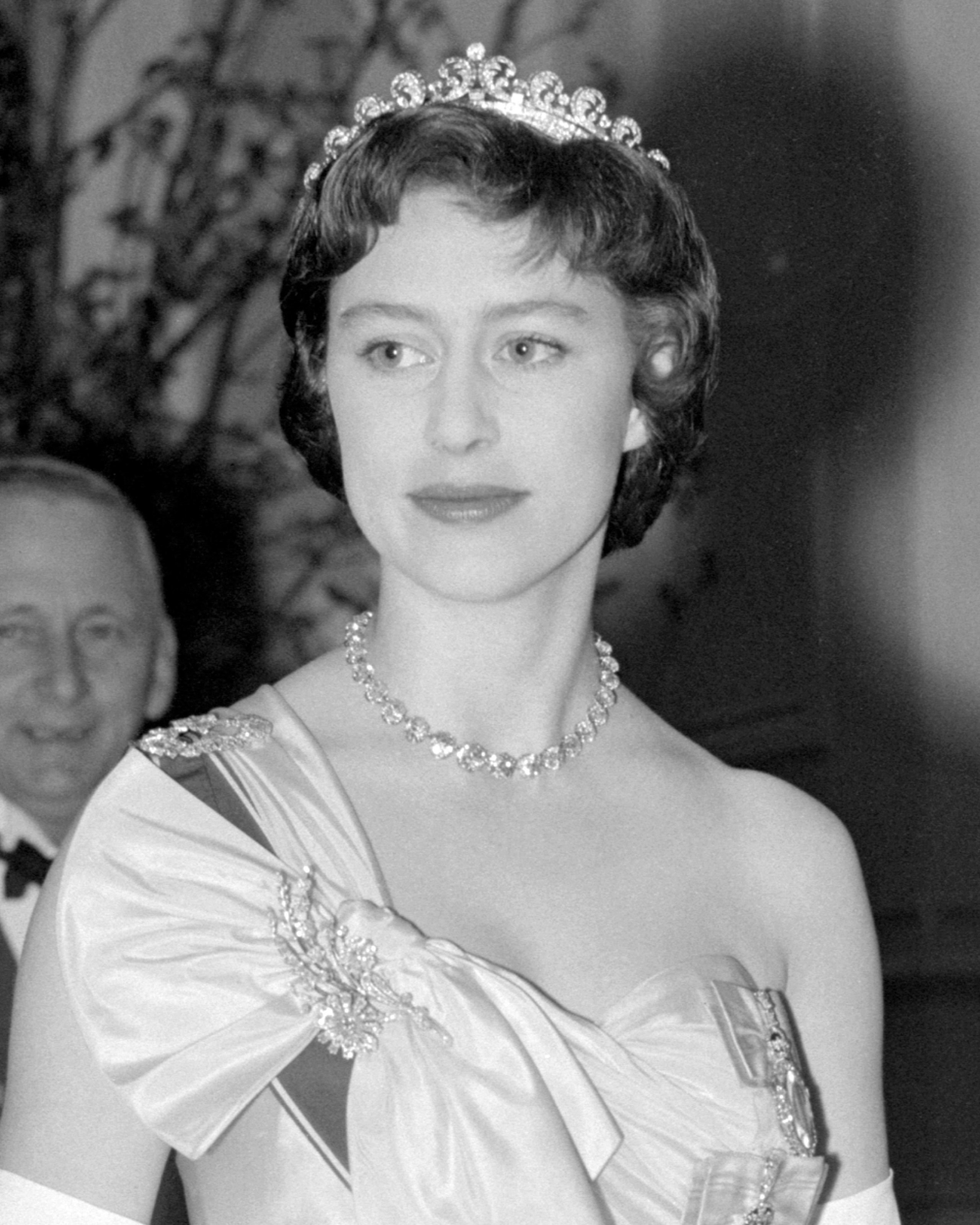 Princess Margaret attends the 40th anniversary of the Royal Air Force at Fighter Command headquarters at Stanmore, Middlesex