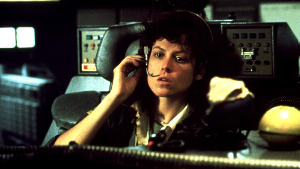 Sigourney Weaver Reacts to FX’s ‘Alien: Earth’ Alien, Sigourney Weaver, 1979, piloting the spaceship