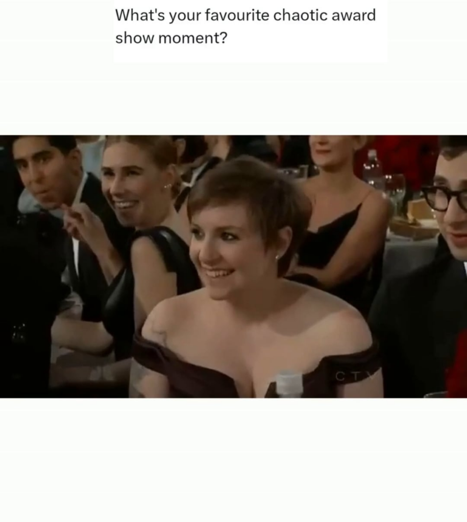 What's your favourite award show moment?