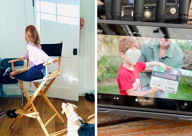 Prince Archie and Princess Lilibet on set With Love Meghan Meghan Markle Instagram
