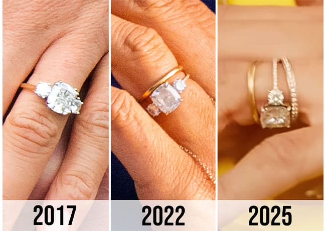 Meghan Markle engagement rings over the years