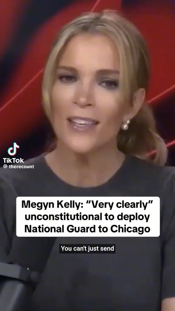 Even republican Megyn Kelly is calling Trump out on his unconstitutional plan to send the National Guard to Chicago