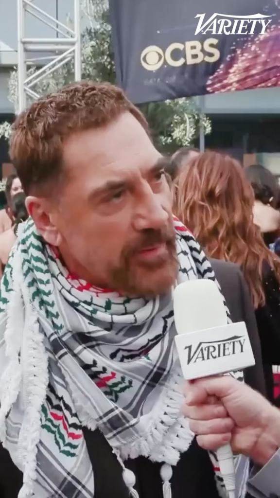 Javier Bardem says "I won't work" with any company that is in business with Israel: "I cannot work with somebody who justifies or supports the genocide. It's as simple as that. We shouldn't be able to do that in this industry or any industry."