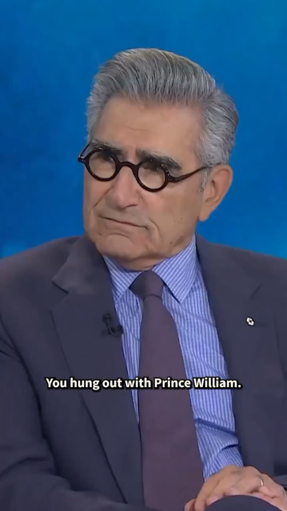 Eugene Levy talks about his experience with Prince William, while filming ‘The Reluctant Traveler’