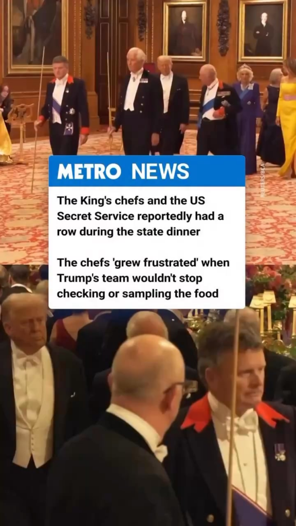 Allegedly Trump’s secret service agents were not good guests at Windsor