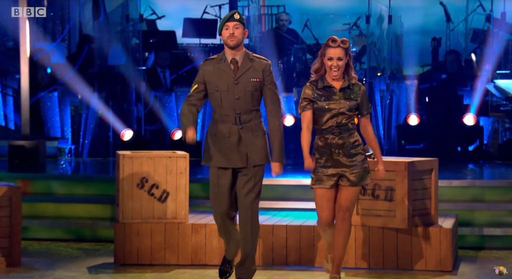 JJ Chalmers and Amy Dowden dancing on Strictly 