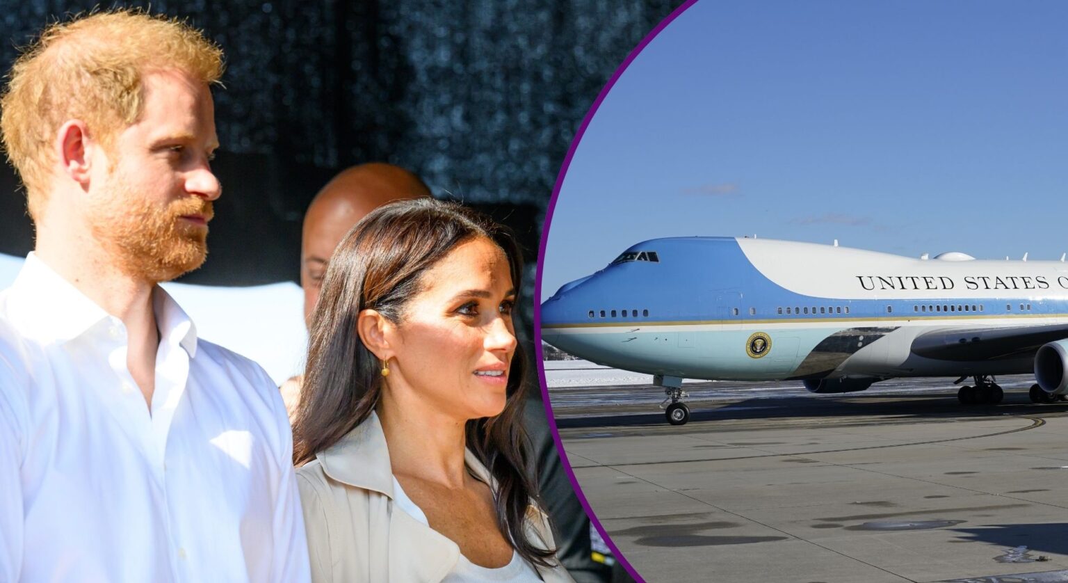 Prince Harry and Meghan Markle's 'request' to hitch a ride on Air Force One was 'denied'