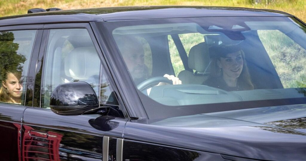Kate and William bring the kids along to Balmoral church service | News UK Kate and William bring the kids along to Balmoral church service | News UK