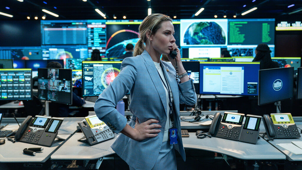 Rebecca Ferguson as Captain Olivia Walker in A House of Dynamite.