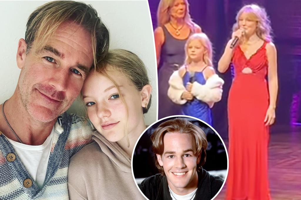 James Van Der Beek celebrates daughter turning 'the same age Dawson was' post-reunion