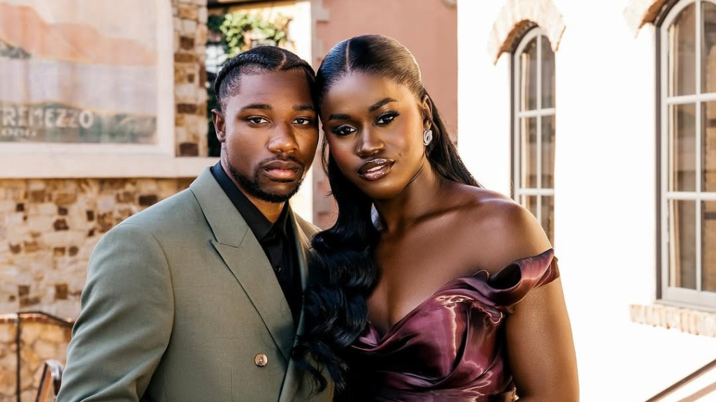 Noah Lyles and fiancée Junelle Bromfield announce baptism on Instagram Noah Lyles and fiancée Junelle Bromfield announce baptism on Instagram