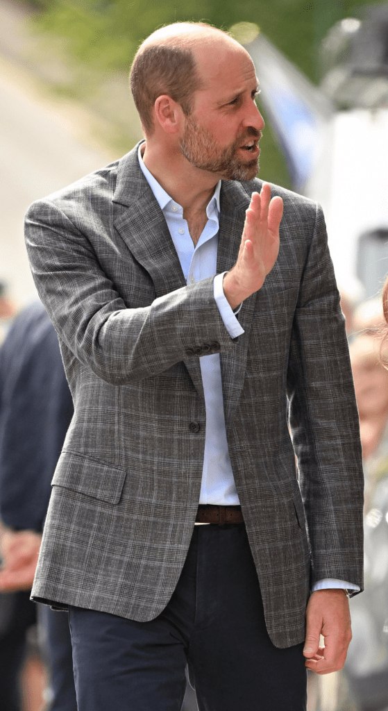 Prince William waving