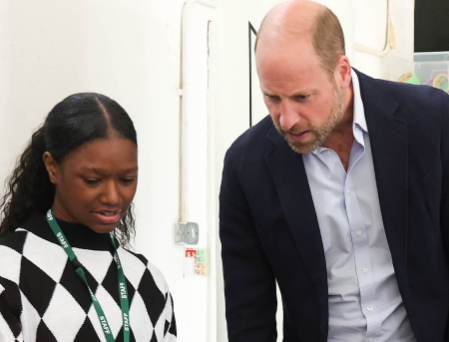 Prince William ends up on the other side of the camera