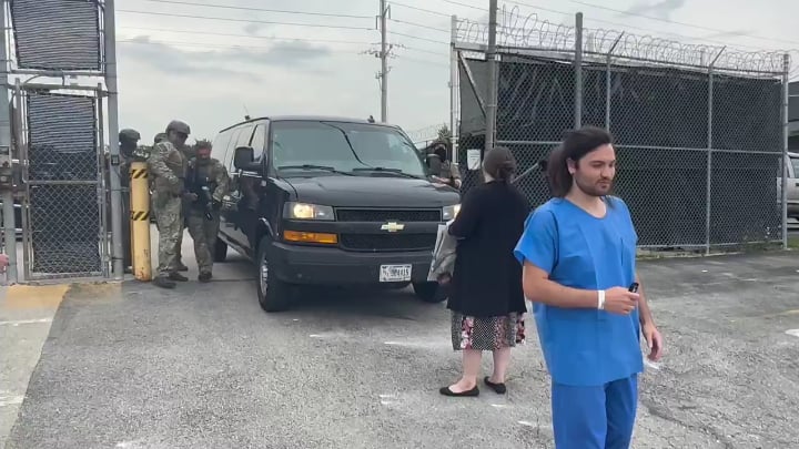 A woman protesting outside an ICE facility was attacked by agents with mace and sting balls.