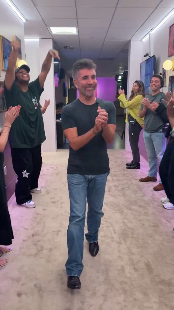 Simon Cowell dying through the Spirit Tunnel