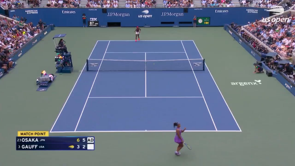 Naomi Osaka eliminates Coco Gauff (6-3, 6-2) at the U.S. Open to reach her first major quarterfinal since 2021 !