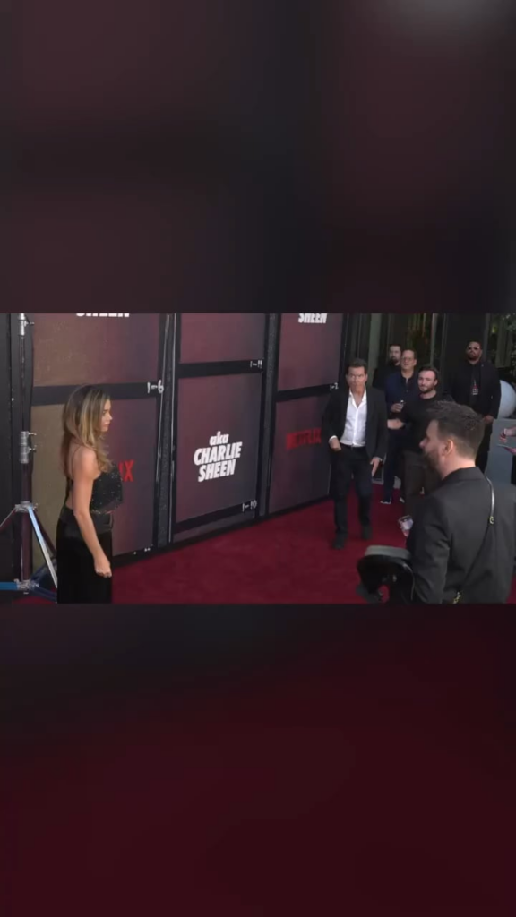 Denise Richards supporting ex-husband Charlie Sheen at the premiere of his new documentary ‘aka Charlie Sheen’, 19 years after their divorce