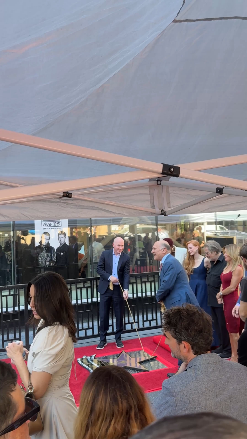 Jessica Chastain has received her star on the Hollywood Walk of Fame