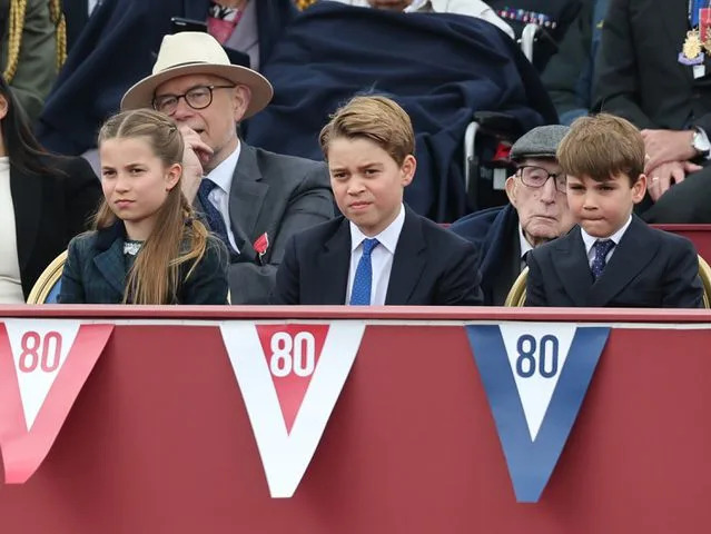 Getty Princess Charlotte, Prince George, and Prince Louis on May 5, 2025