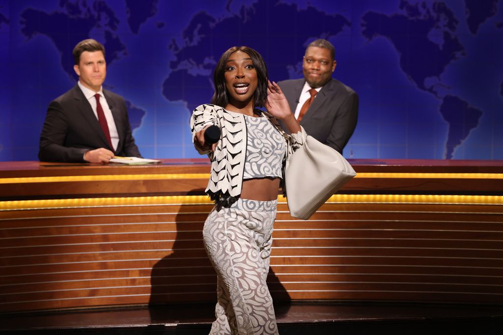 Colin Jost, Ego Nwodim, and Michael Che on SNL