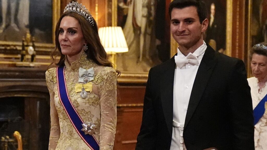 Tiffany Trump's husband walks in royal procession with the Princess of Wales