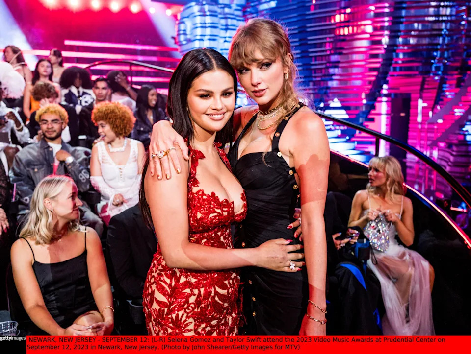 The BFFs publicly congratulated each other on their respective engagements. Getty Images for MTV