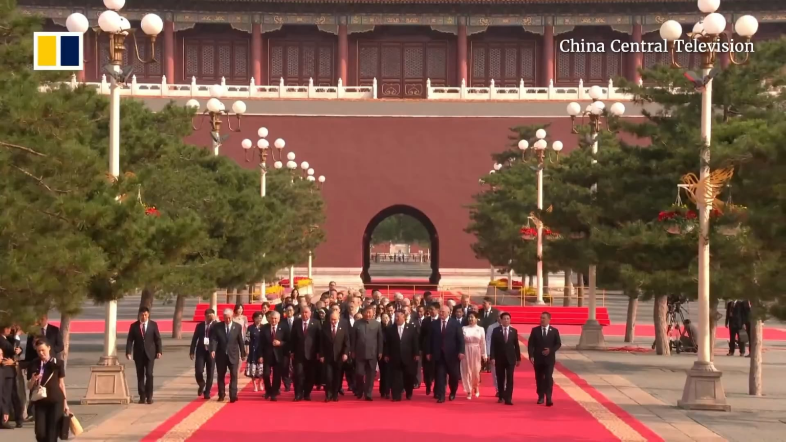 Presidents Xi Jinping, Vladimir Putin and Kim Jong-un meet for the first time ahead of Chinese military parade. European and Americans were not invited.