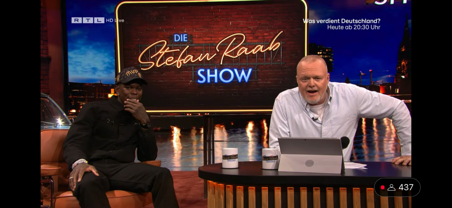 Stefan Raab, an entertainer from Germany, just offered Jimmy Kimmel to take over his show on German television whenever he wants.