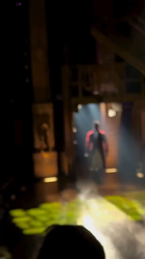Leslie Odom Jr. receives a standing ovation as he comes back to the role of Aaron Burr on Hamilton after 9 years.