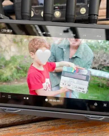 Instagram/@meghan Archie on the set of 'With Love, Meghan.'
