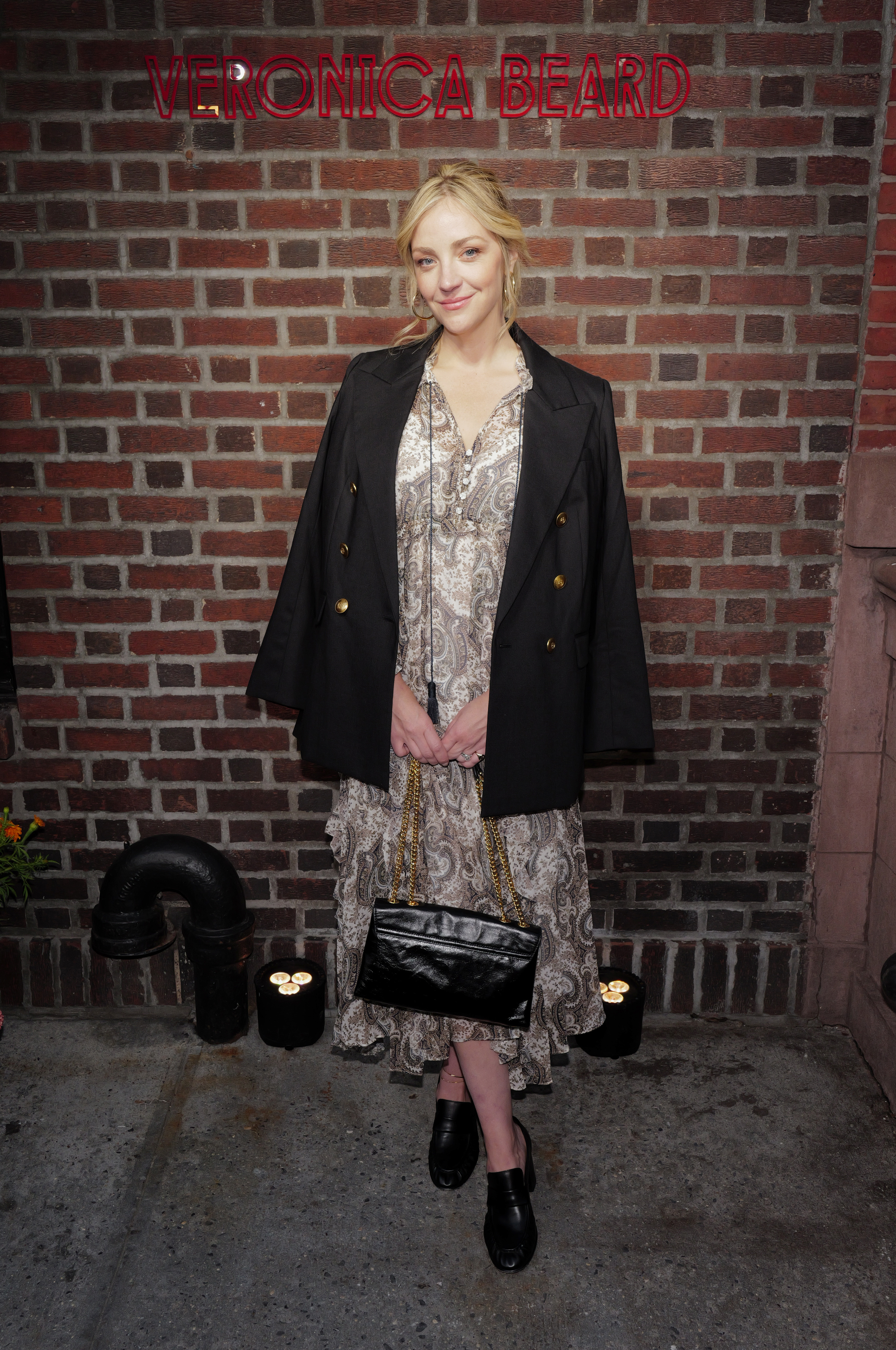Abby Elliott at Veronica Beard's Icons Party