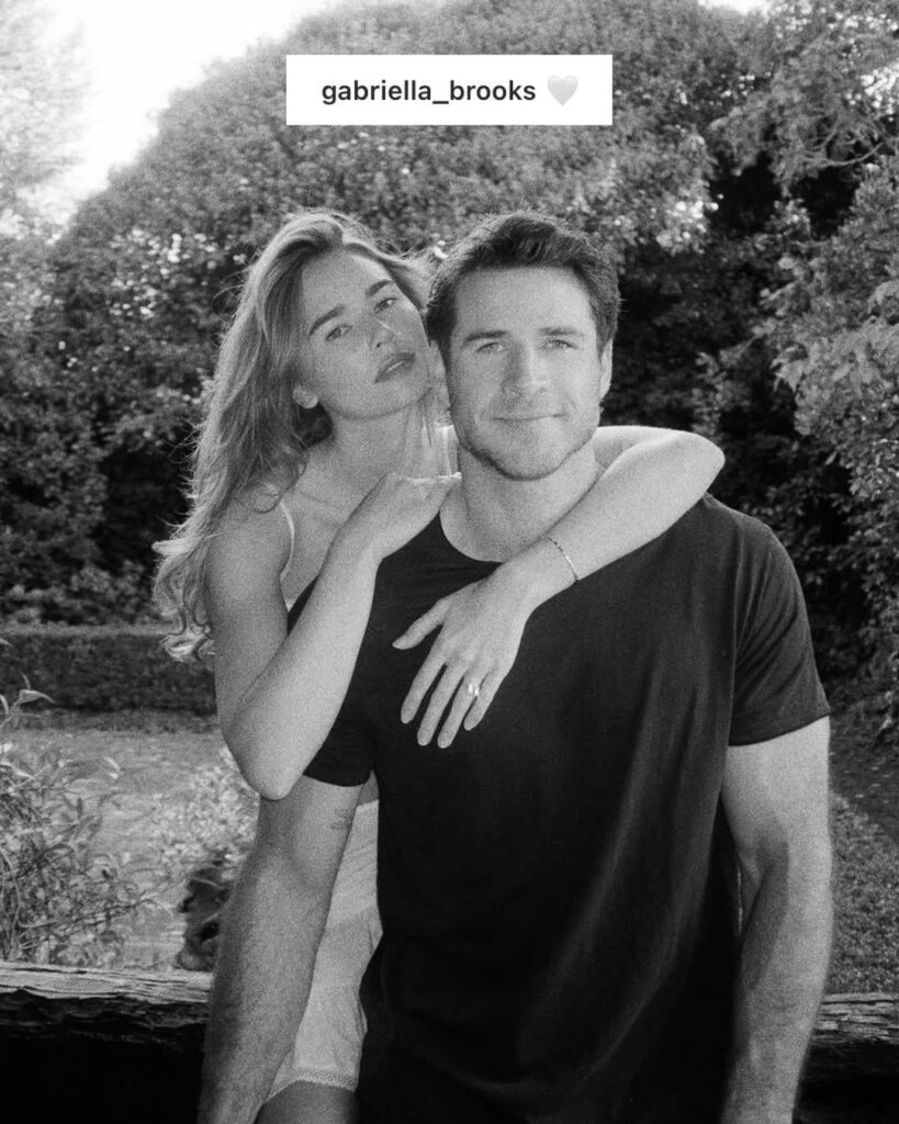 Liam Hemsworth & Gabriella Brooks are officially engaged after 6 years of dating.