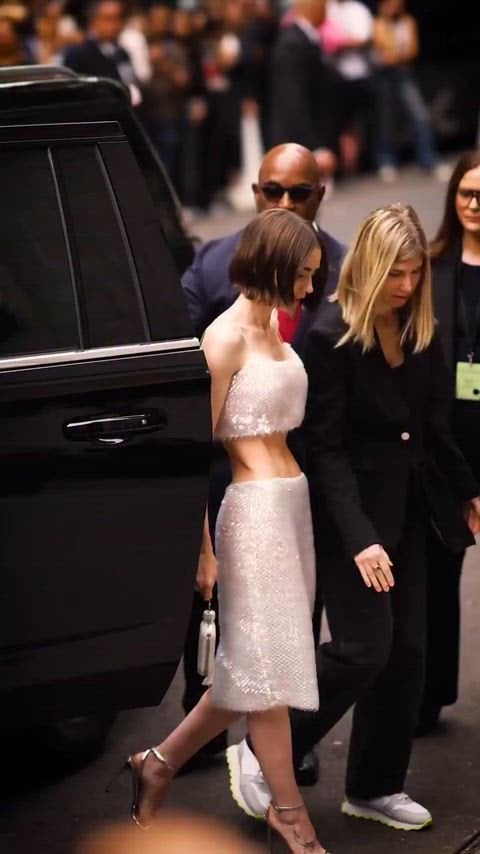 Lily Collins - Calvin Klein fashion show during NYFW, New York City - September 12, 2025