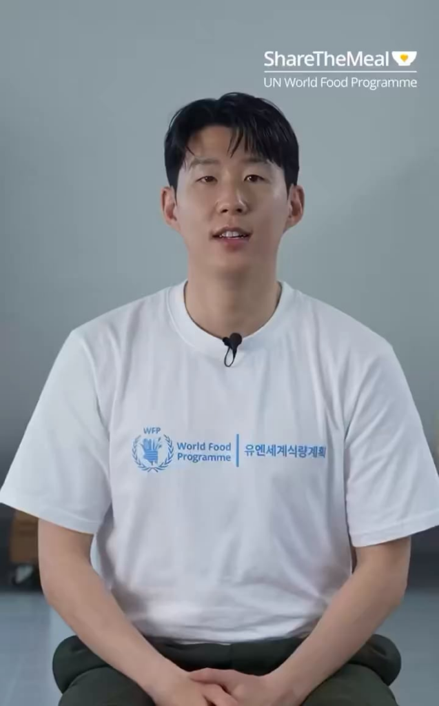 UN World Food Programme Global Goodwill Ambassador and footballer Heung-min Son is calling for donations to support Sudan as the country is facing extreme famine. He previously called for donations to help support Palestinians with the program