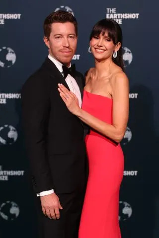 Chris Jackson/Getty Images Shaun White and Nina Dobrev in 2024.