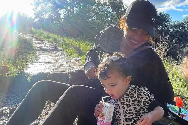Instagram Priyanka Chopra and her daughter, Malti, go on a hike in February 2024.