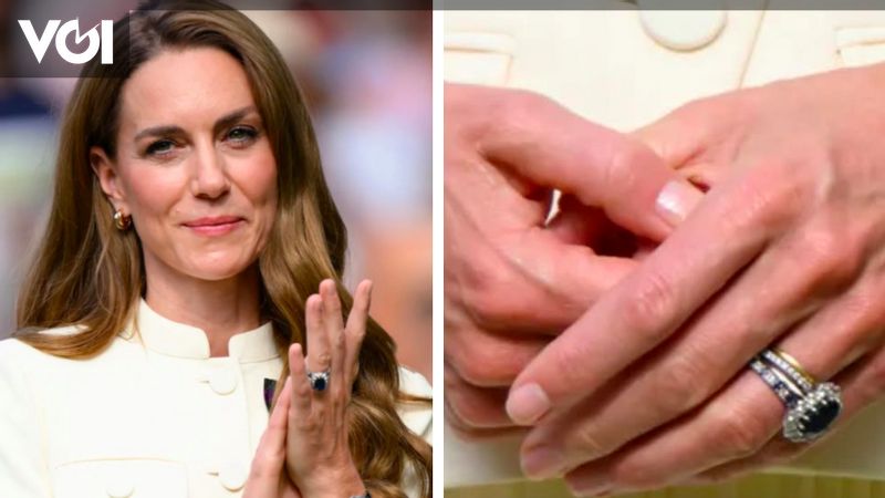 Appearing Different, Kate Middleton Wears Five Rings At Once On A Sweet Finger