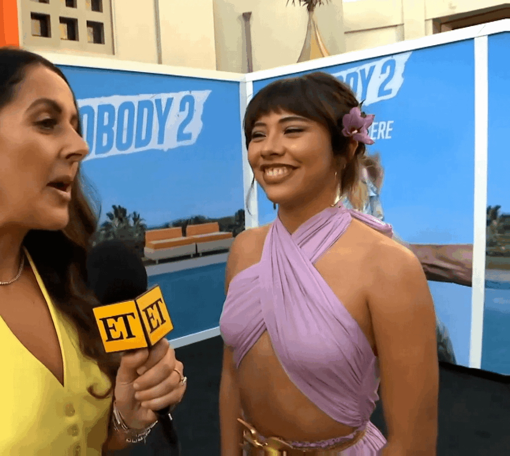 Xochitl Gomez at the Nobody 2 Premiere in LA, August 2025