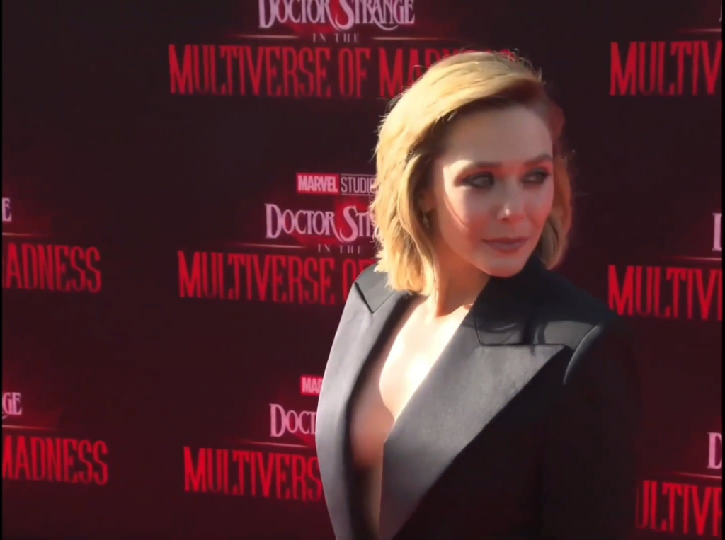Elizabeth Olsen | Arrival at "Doctor Strange in the Multiverse of Madness" World Premiere in Hollywood, 5/2/2022
