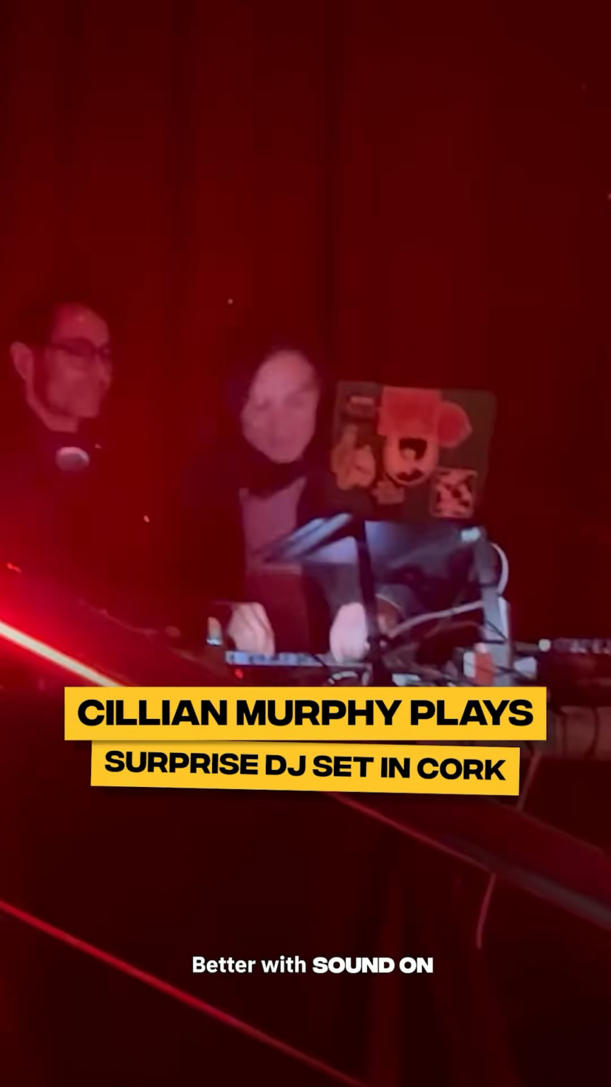 Cillian Murphy had a secret DJ set at the Sounds From A Safe Harbour festival in Cork on Saturday night. He also opened the festival by performing a monologue written by Max Porter while dressed as a Pagan