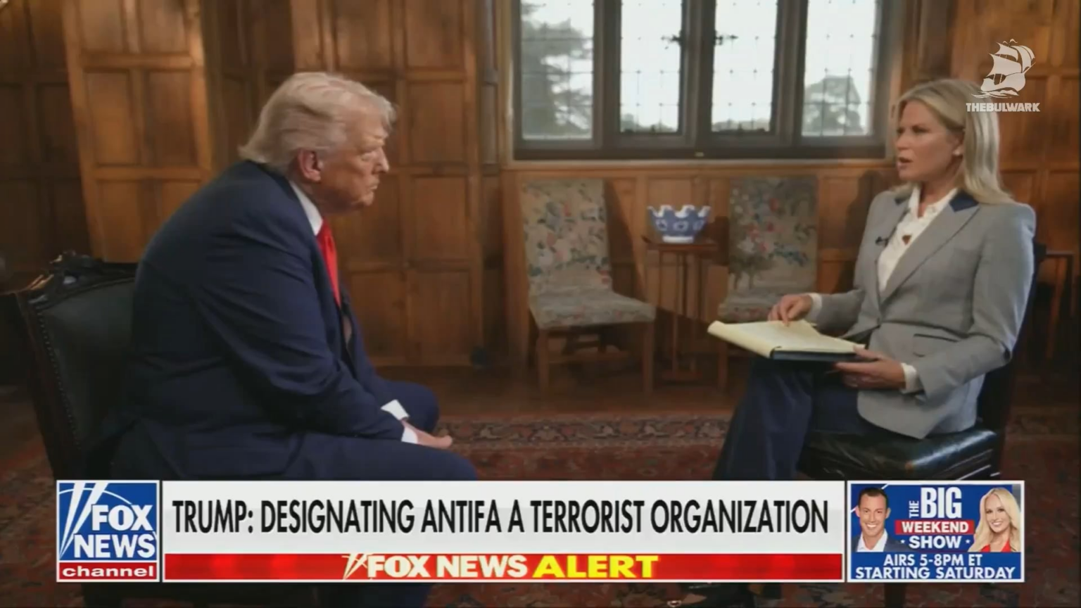Reporter: "Charlie said, 'There is no such thing as hate speech.'" Trump: "He might not be saying that now."
