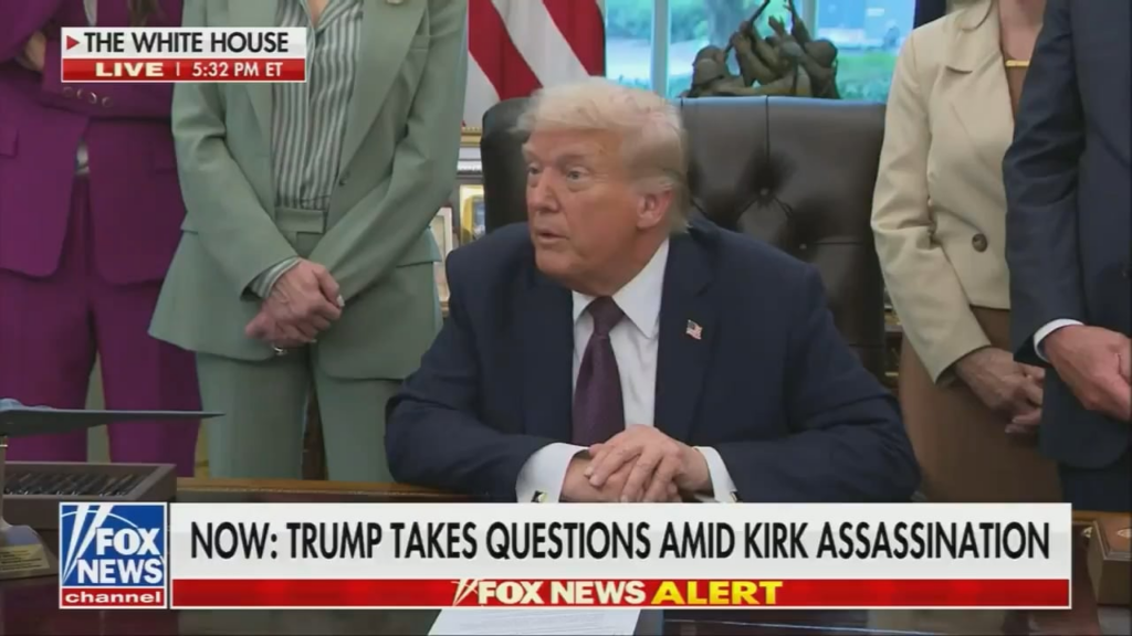 Trump, when asked about Melissa Hortman, replied, “I’m not familiar. Who?”