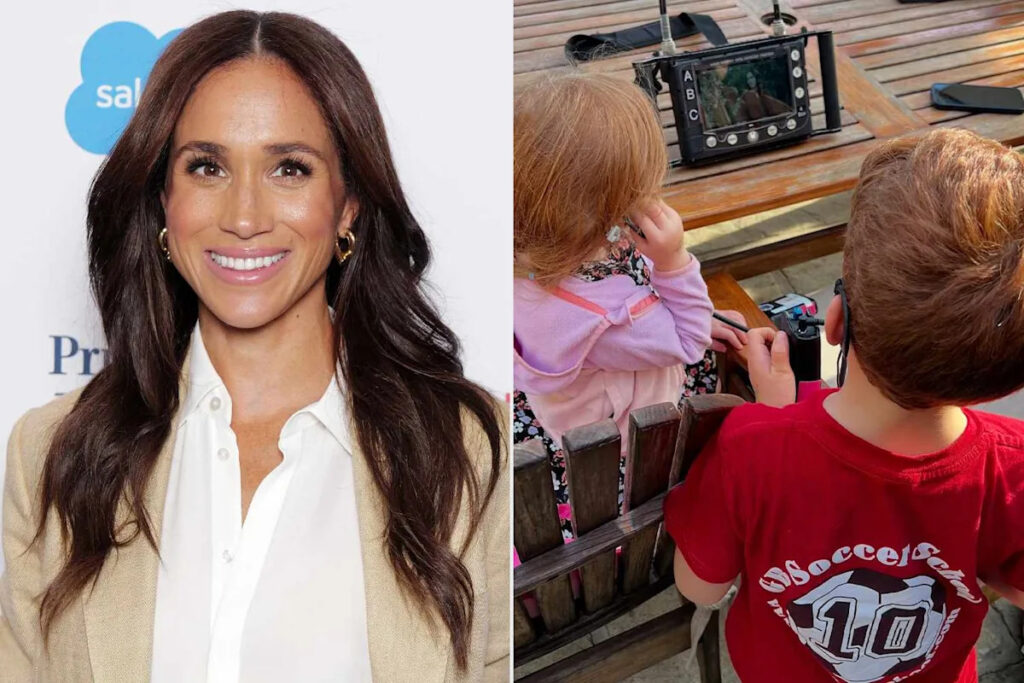 Meghan Markle Shares First Photos of Prince Archie and Princess Lilibet on Netflix Set — and Their Matching Red Hair!