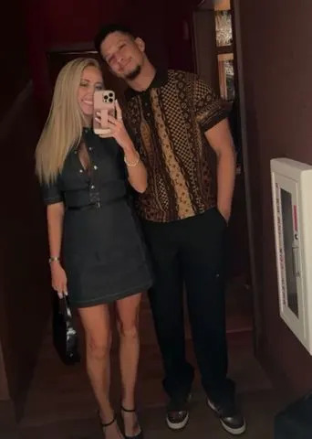 Brittany Mahomes/Instagram Brittany Mahomes and Patrick Mahomes at 1587 Prime
