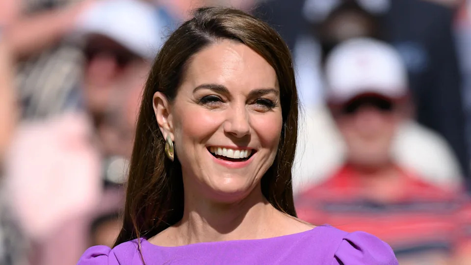 Even when Kate quietly returned to work in 2024, after her treatment for cancer, she did not have a hair out of place.  / Karwai Tang/Getty Images