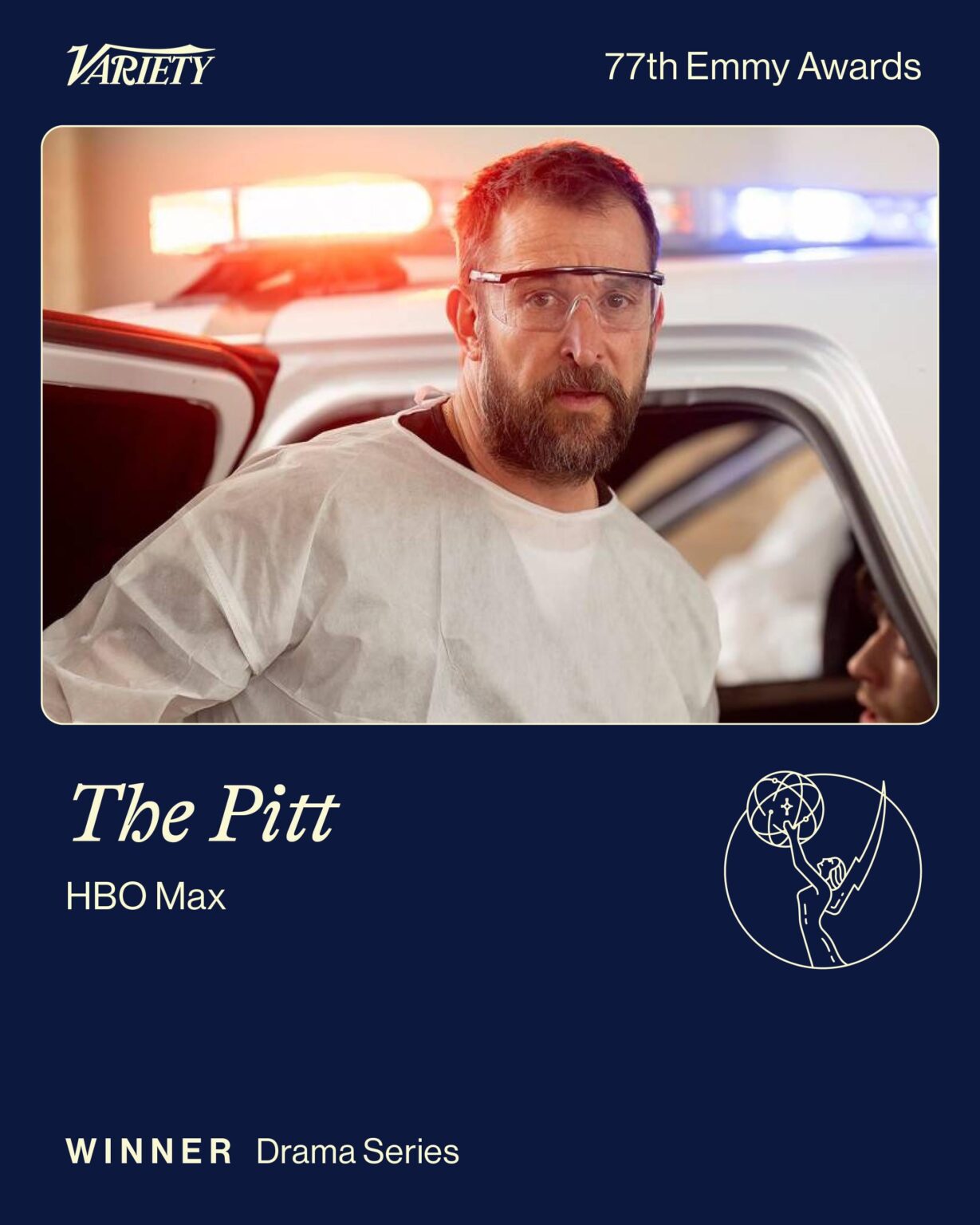‘The Pitt’ has won the Emmy for Best Drama Series !