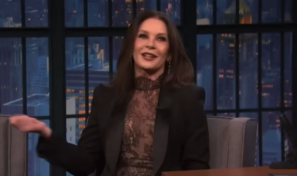 Catherine Zeta-Jones recounts an encounter she once had with a young fan: “This really cute 12-year-old boy came up and asked for my autograph and it was like really cute. And then I went ‘Aha… When I’m 70, this cute little boy will be like 33.’... At that time I'm sure it'll be just fine.”
