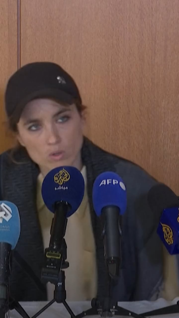 French Actress Adèle Haenel is part of the Tunisia Flotilla, which is set to join Greta’s flotilla from Spain today and sail to Gaza together as part of the Global Sumud Flotilla. French Actress Adèle Haenel is part of the Tunisia Flotilla, which is set to join Greta's flotilla from Spain today and sail to Gaza together as part of the Global Sumud Flotilla.